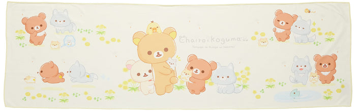 San-X Rilakkuma Dandelion Twin Hamsters Cool Scarf Cm37201 Cozy Accessory- Japan Figure Store - #1 Bring To You The Best Japanese Goods
