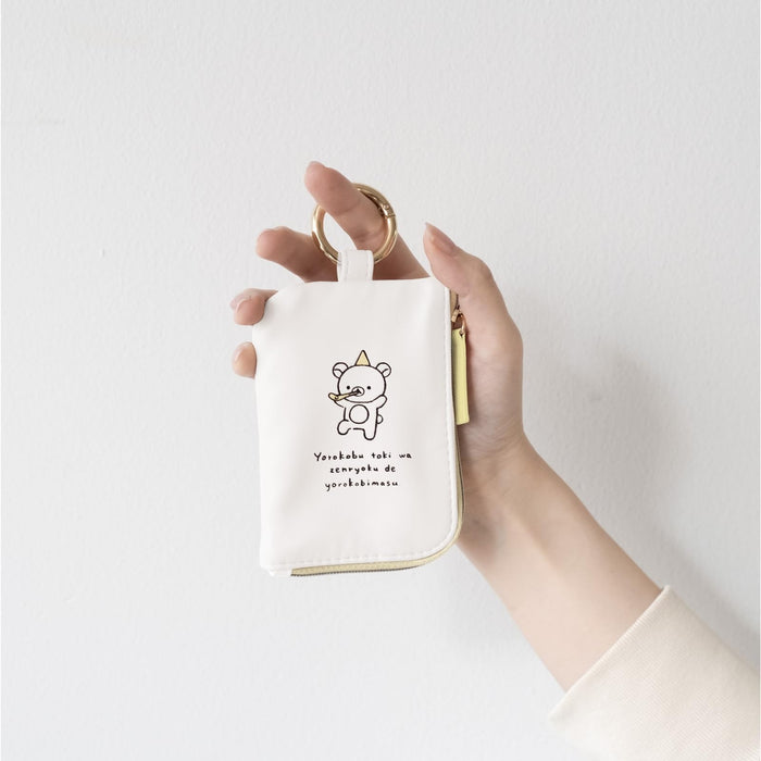 San-X Rilakkuma Slim Wallet WL36801 - Lightweight Compact Wallet- Japan Figure Store - #1 Bring To You The Best Japanese Goods