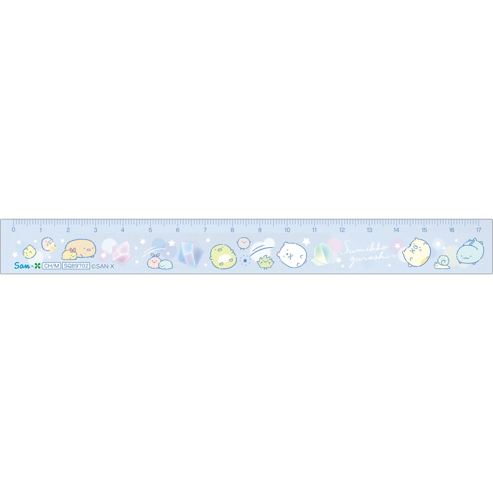 San-X Sumikko Gurashi 17Cm Ruler - Durable H18 x W2 x D0.3 Cm- Japan Figure Store - #1 Bring To You The Best Japanese Goods