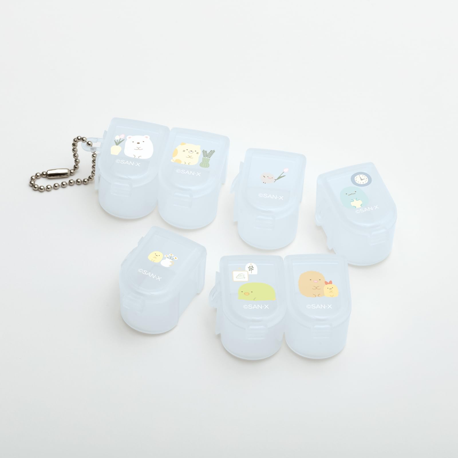 San-X Sumikko Gurashi Blue Pill Case - Character Mix Fb54403- Japan Figure Store - #1 Bring To You The Best Japanese Goods