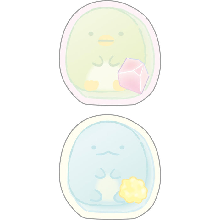 San-X Sumikko Gurashi Clear Box Sticky Notes MH20804 - Cute Stationery- Japan Figure Store - #1 Bring To You The Best Japanese Goods