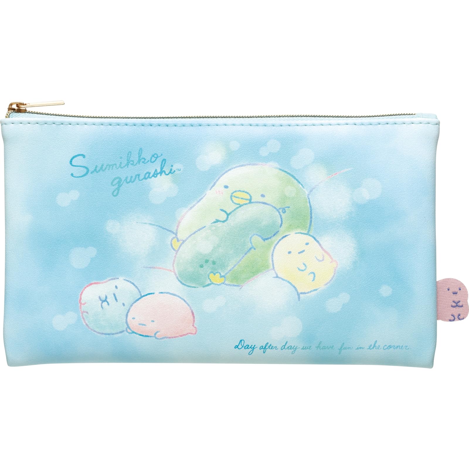 San-X Sumikko Gurashi Flat Pouch Penguin Ca44802 Durable Cute Design- Japan Figure Store - #1 Bring To You The Best Japanese Goods