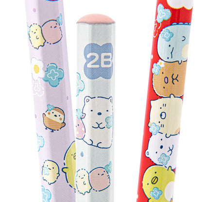 San-X Sumikko Gurashi Go Go School 2B 4B Red Pencil Set Dozen Ph13401- Japan Figure Store - #1 Bring To You The Best Japanese Goods