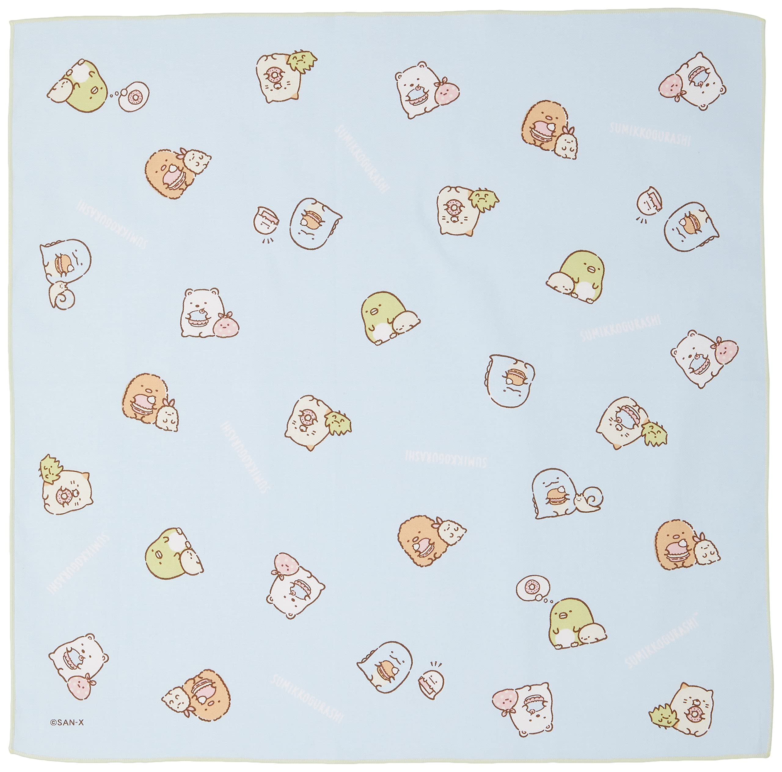 San-X Sumikko Gurashi Blue Lunch Napkin CH43604- Japan Figure Store - #1 Bring To You The Best Japanese Goods