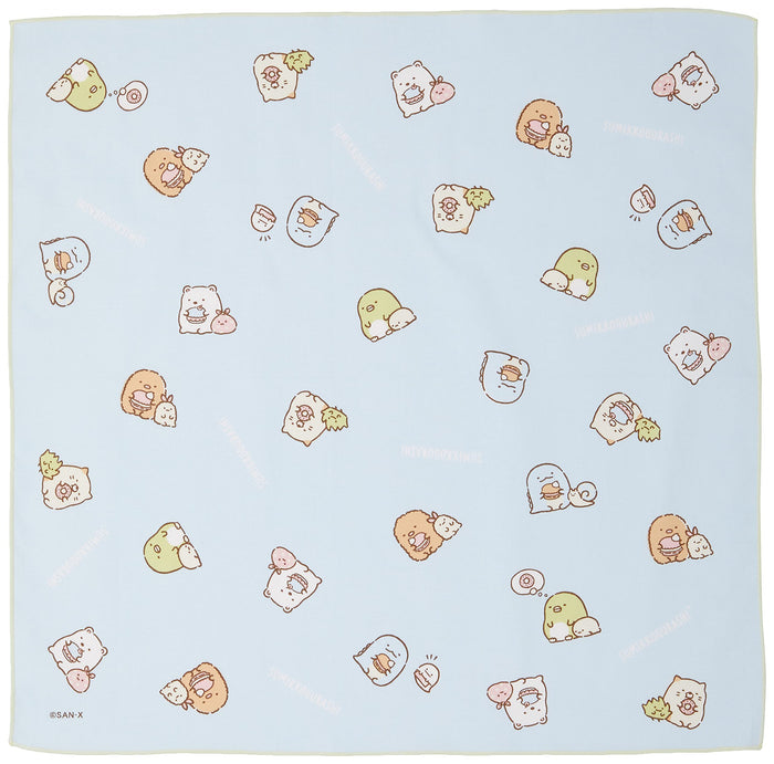San-X Sumikko Gurashi Blue Lunch Napkin CH43604- Japan Figure Store - #1 Bring To You The Best Japanese Goods