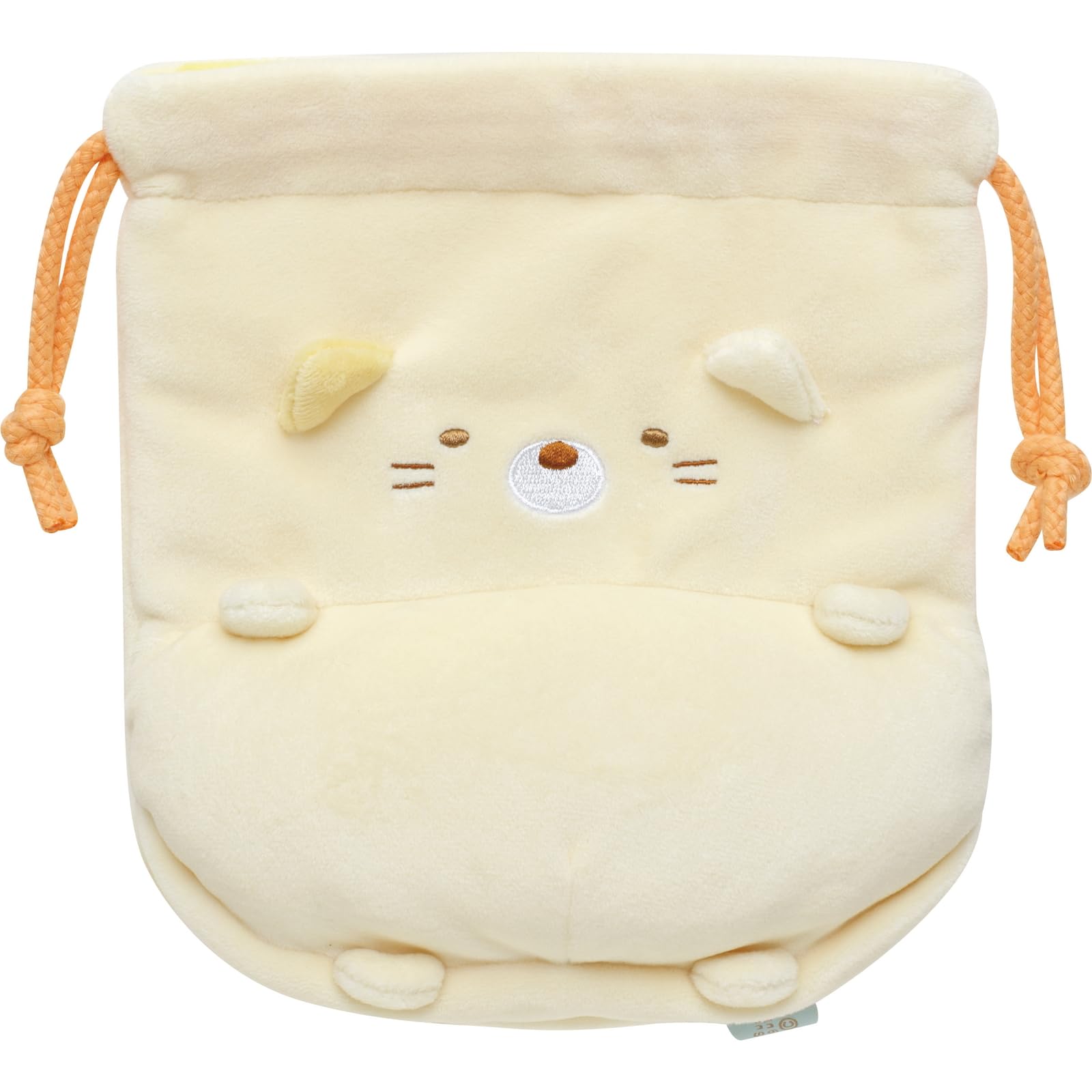 San-X Sumikko Gurashi Cat Drawstring Bag Ca44904 Roomy Lightweight Design- Japan Figure Store - #1 Bring To You The Best Japanese Goods