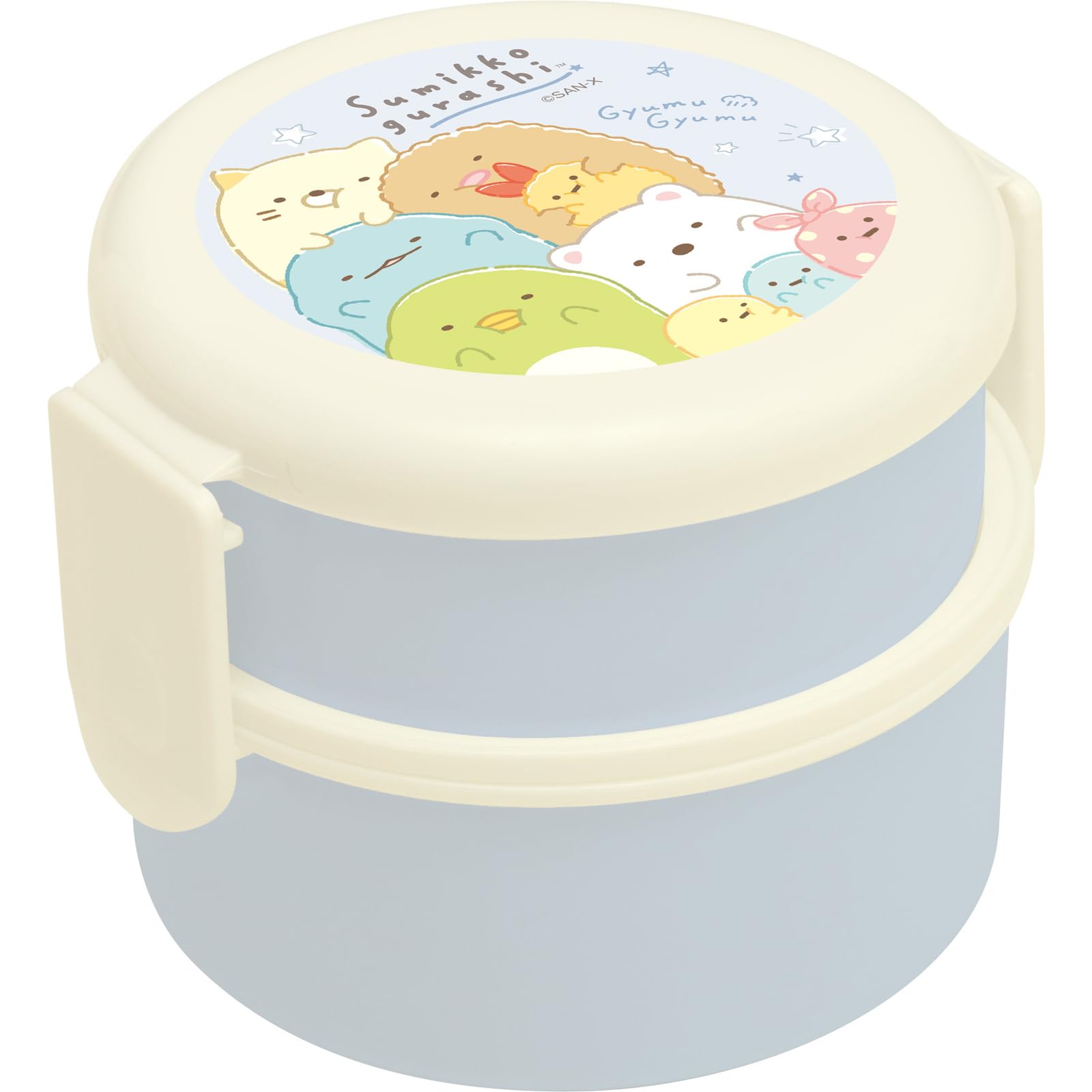 San-X Sumikko Gurashi 2 Tier Round Lunch Box Ka22902- Japan Figure Store - #1 Bring To You The Best Japanese Goods