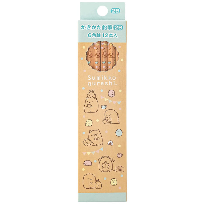 San-X Sumikko Gurashi Wooden 2B Pencils - 1 Dozen Model Ph18801- Japan Figure Store - #1 Bring To You The Best Japanese Goods