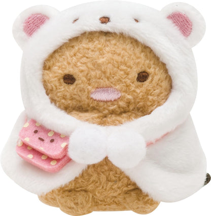 San-X Sumikko Gurashi Polar Bear Poncho for Kids 18 Months+ 100x90 mm