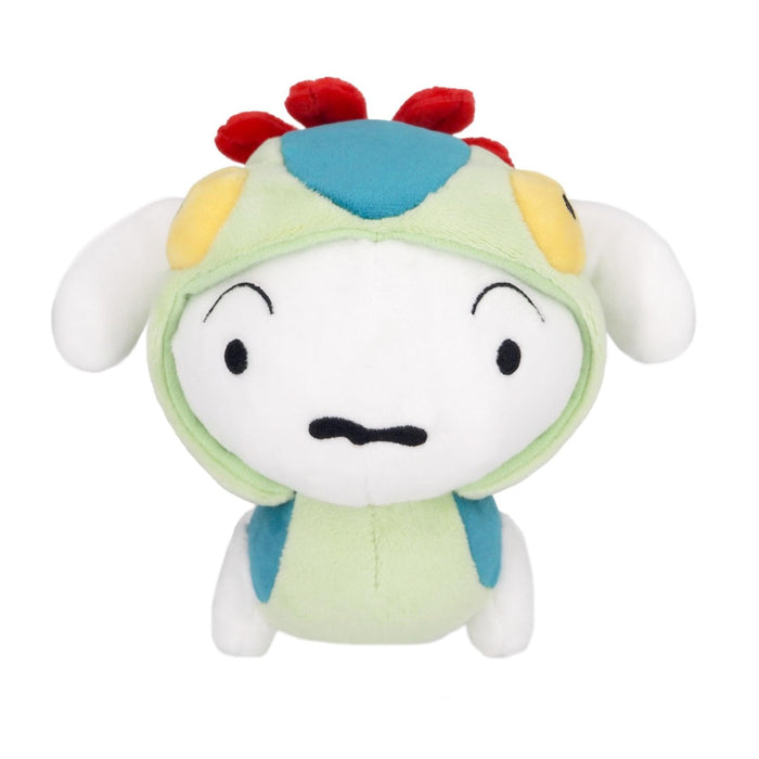 Sanei Boeki Crayon Shin-Chan Dinosaur Shiro Plush Toy Small 13x22x15cm- Japan Figure Store - #1 Bring To You The Best Japanese Goods