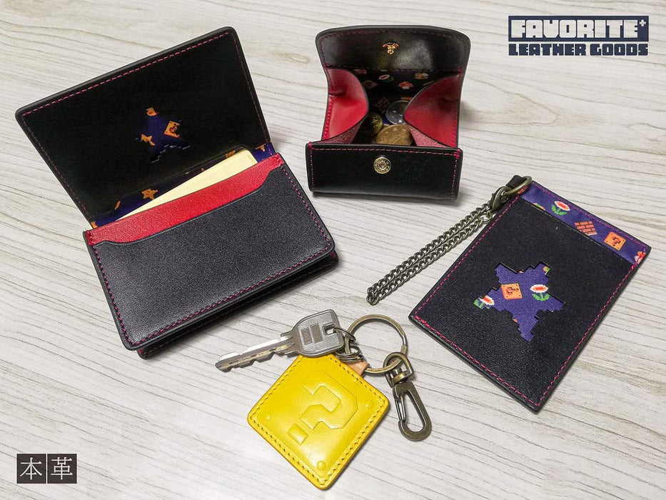 Sanei Boeki Favorite+ Genuine Leather Keychain Super Mario 11.3Cm- Japan Figure Store - #1 Bring To You The Best Japanese Goods