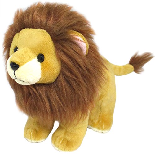 Sanei Boeki Original Jiggly Animal Lion Plush Toy 6.5x14.5x12cm- Japan Figure Store - #1 Bring To You The Best Japanese Goods