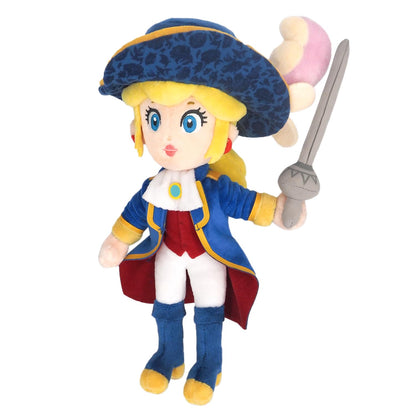 Sanei Boeki Princess Peach Showtime Swordsman Peach Plush Toy 16x13x26cm- Japan Figure Store - #1 Bring To You The Best Japanese Goods