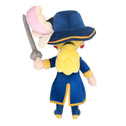 Sanei Boeki Princess Peach Showtime Swordsman Peach Plush Toy 16x13x26cm- Japan Figure Store - #1 Bring To You The Best Japanese Goods