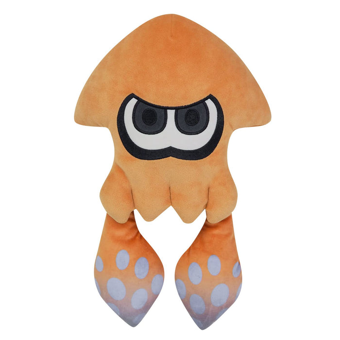 Sanei Boeki Splatoon 3 Squid M Orange Plush Toy 26x11x40cm- Japan Figure Store - #1 Bring To You The Best Japanese Goods