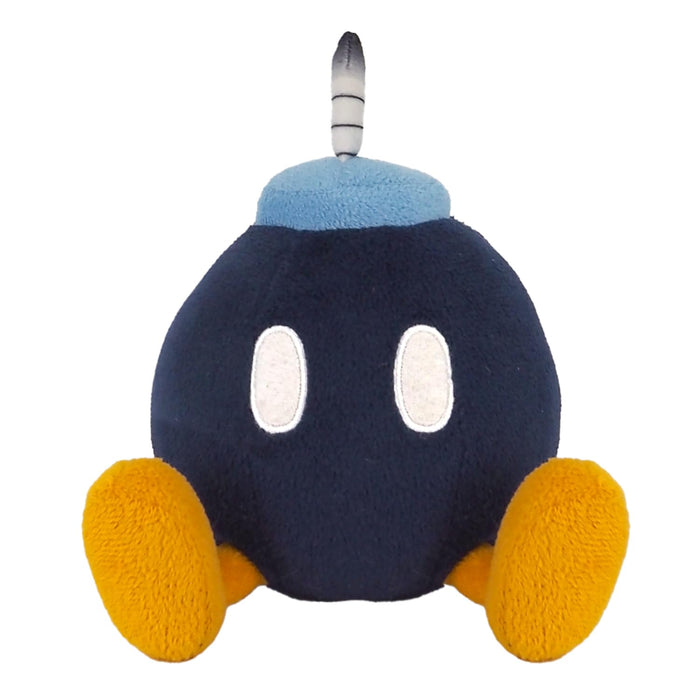 Sanei Boeki Super Mario Bomberman Plush Toy 10.5 x 16.5 x 11.5cm- Japan Figure Store - #1 Bring To You The Best Japanese Goods