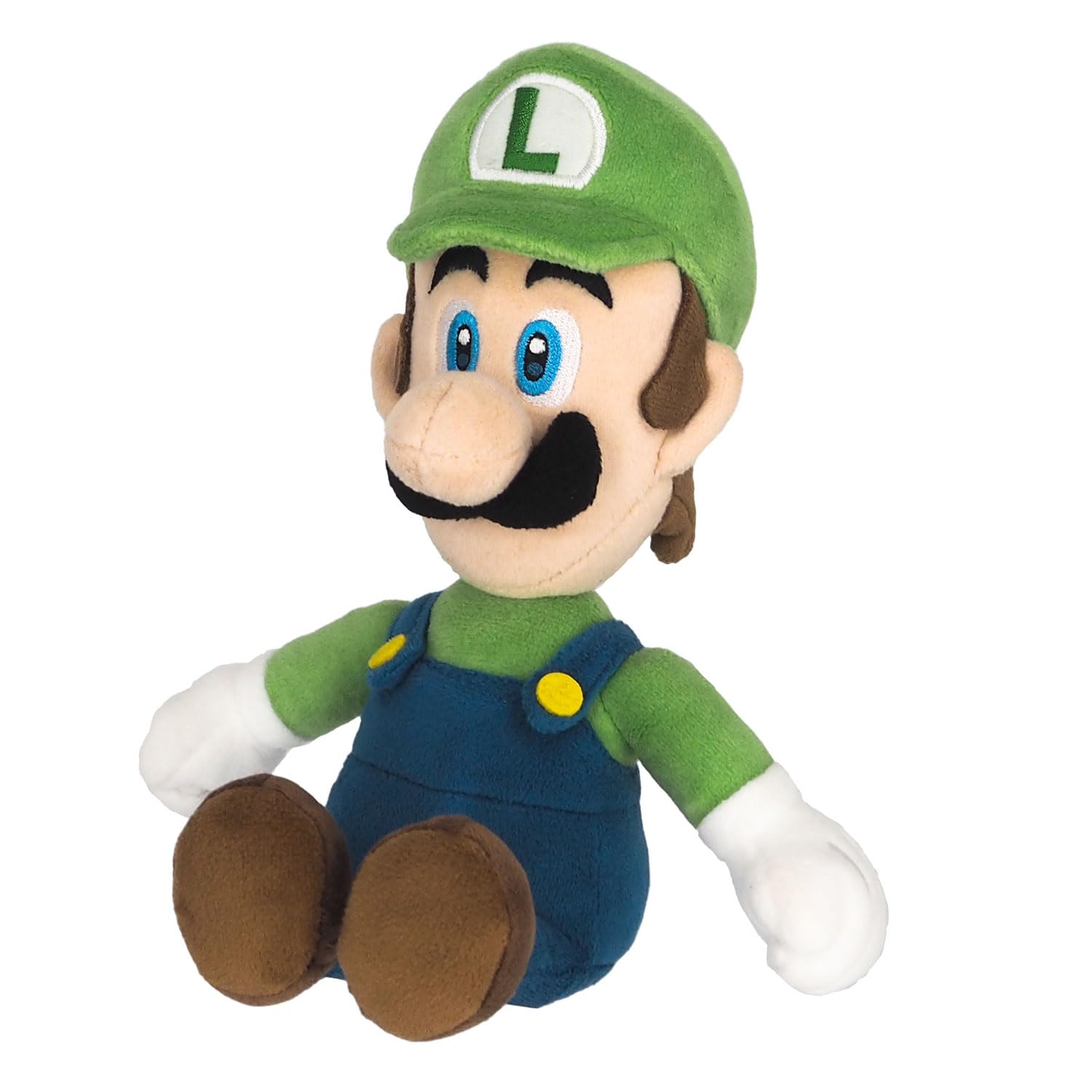 Sanei Boeki Super Mario Luigi Plush Toy 26cm - All Star Collection- Japan Figure Store - #1 Bring To You The Best Japanese Goods