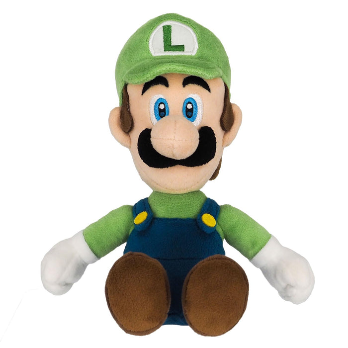 Sanei Boeki Super Mario Luigi Plush Toy 26cm - All Star Collection- Japan Figure Store - #1 Bring To You The Best Japanese Goods