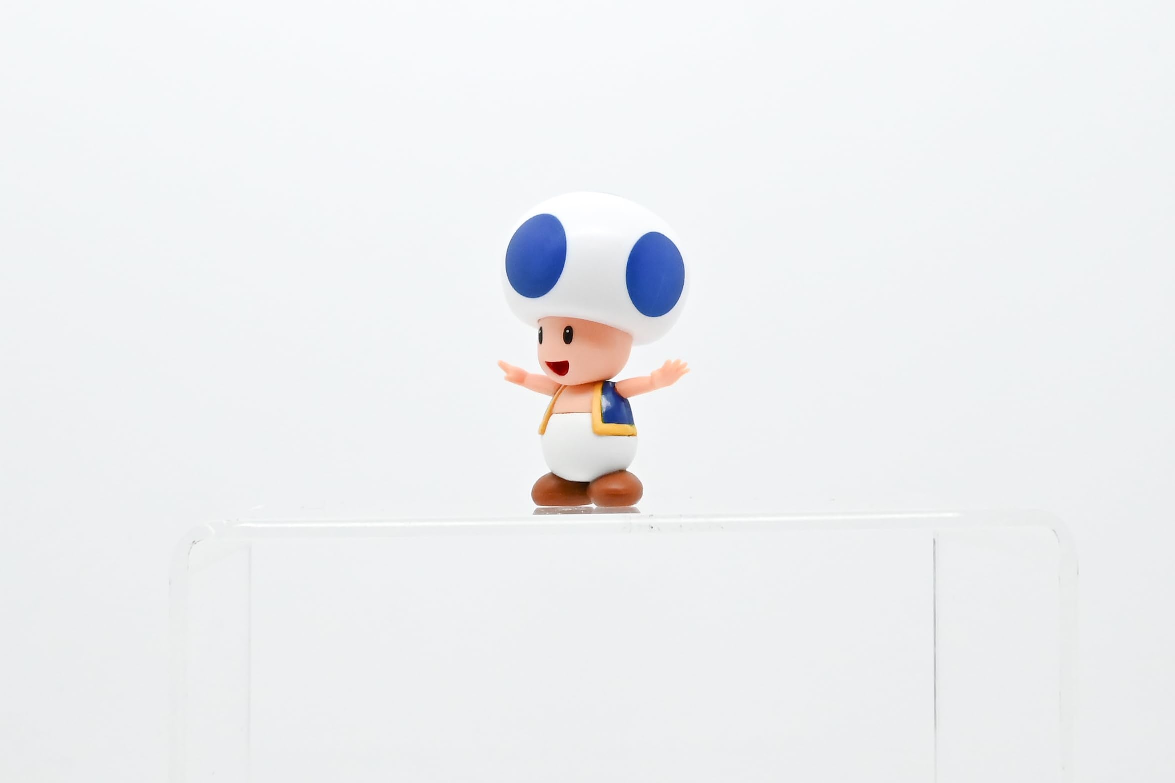Sanei Boeki Super Mario Figure Collection Blue Toad Fcm-033- Japan Figure Store - #1 Bring To You The Best Japanese Goods