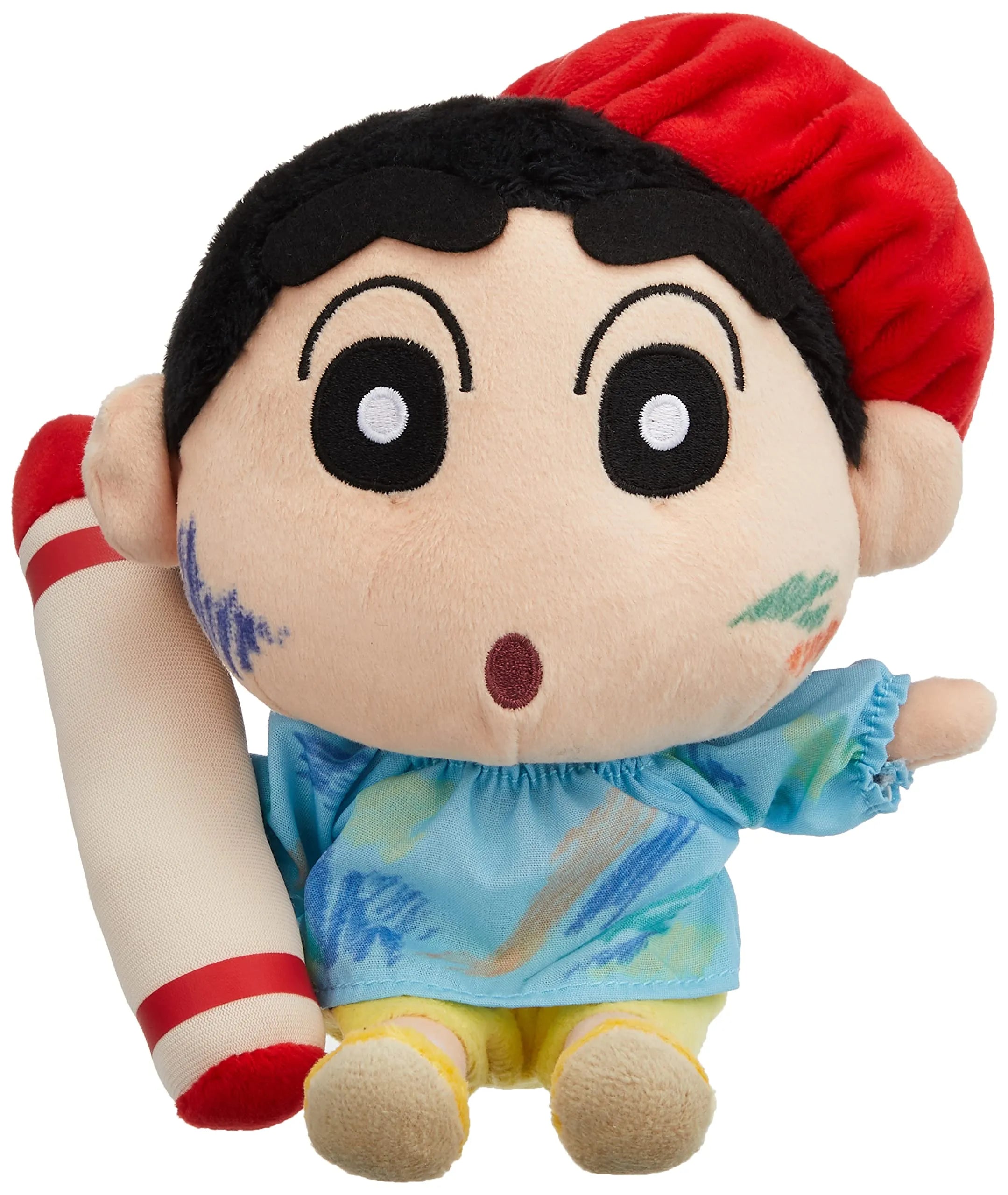 SAN-EI Crayon Shin-Chan Plush Doll Shin-Chan Scribbling S- Japan Figure Store - #1 Bring To You The Best Japanese Goods