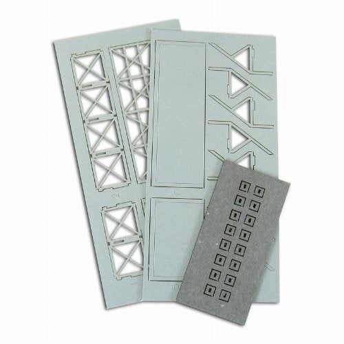 Sankei 1/150 Diorama Rooftop Sign A Paper Craft Model Kit