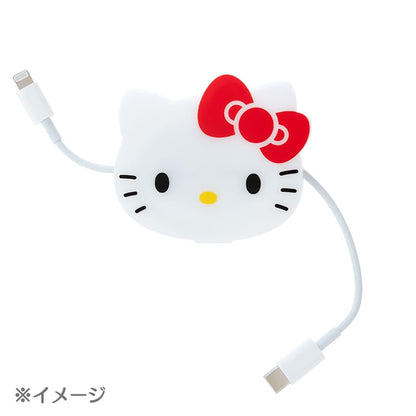 Sanrio Kuromi Cable Storage Case Holder 6.8x8.4x1.5cm- Japan Figure Store - #1 Bring To You The Best Japanese Goods