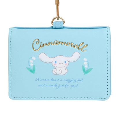 Sanrio Cinnamoroll Bi-Fold ID Card Case 7.5x10.5x1.5 cm Personal Accessory- Japan Figure Store - #1 Bring To You The Best Japanese Goods