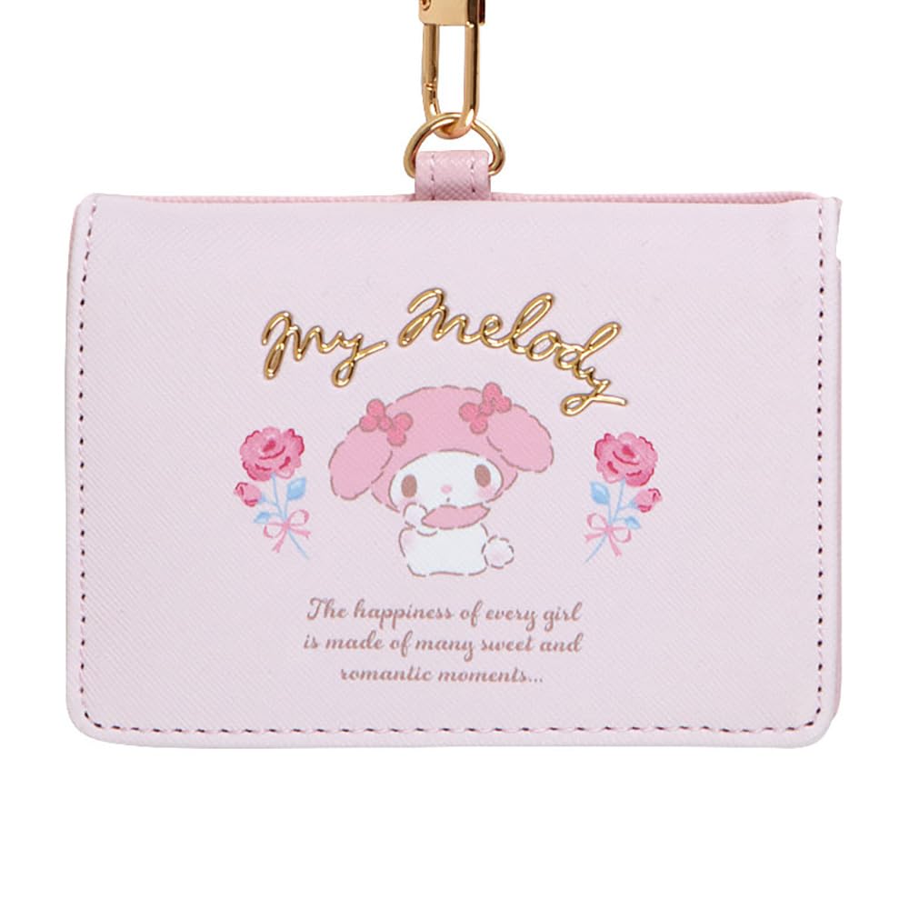 Sanrio My Melody Card Case Bi-Fold ID Case 7.5x10.5x1.5 cm Personal Accessory- Japan Figure Store - #1 Bring To You The Best Japanese Goods