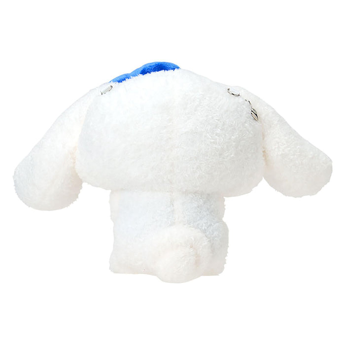 Sac à bandoulière Sanrio Cinnamoroll en forme de personnage avec Kuma-San, pour les enfants de 3 ans et plus.