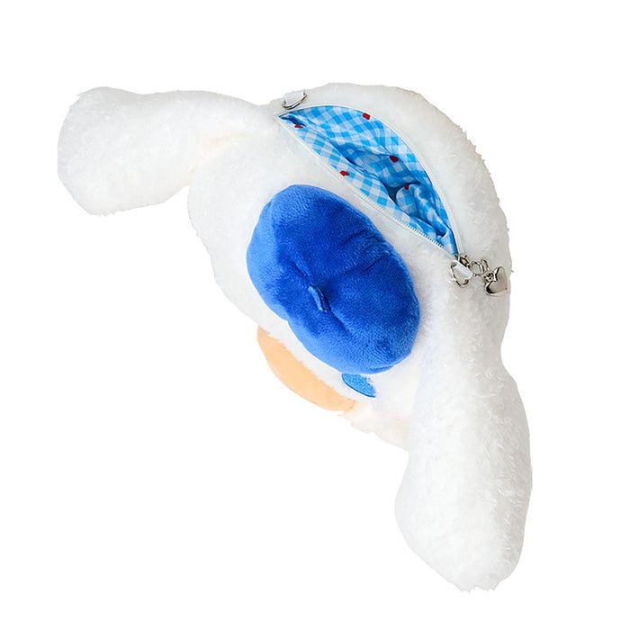 Sac à bandoulière Sanrio Cinnamoroll en forme de personnage avec Kuma-San, pour les enfants de 3 ans et plus.