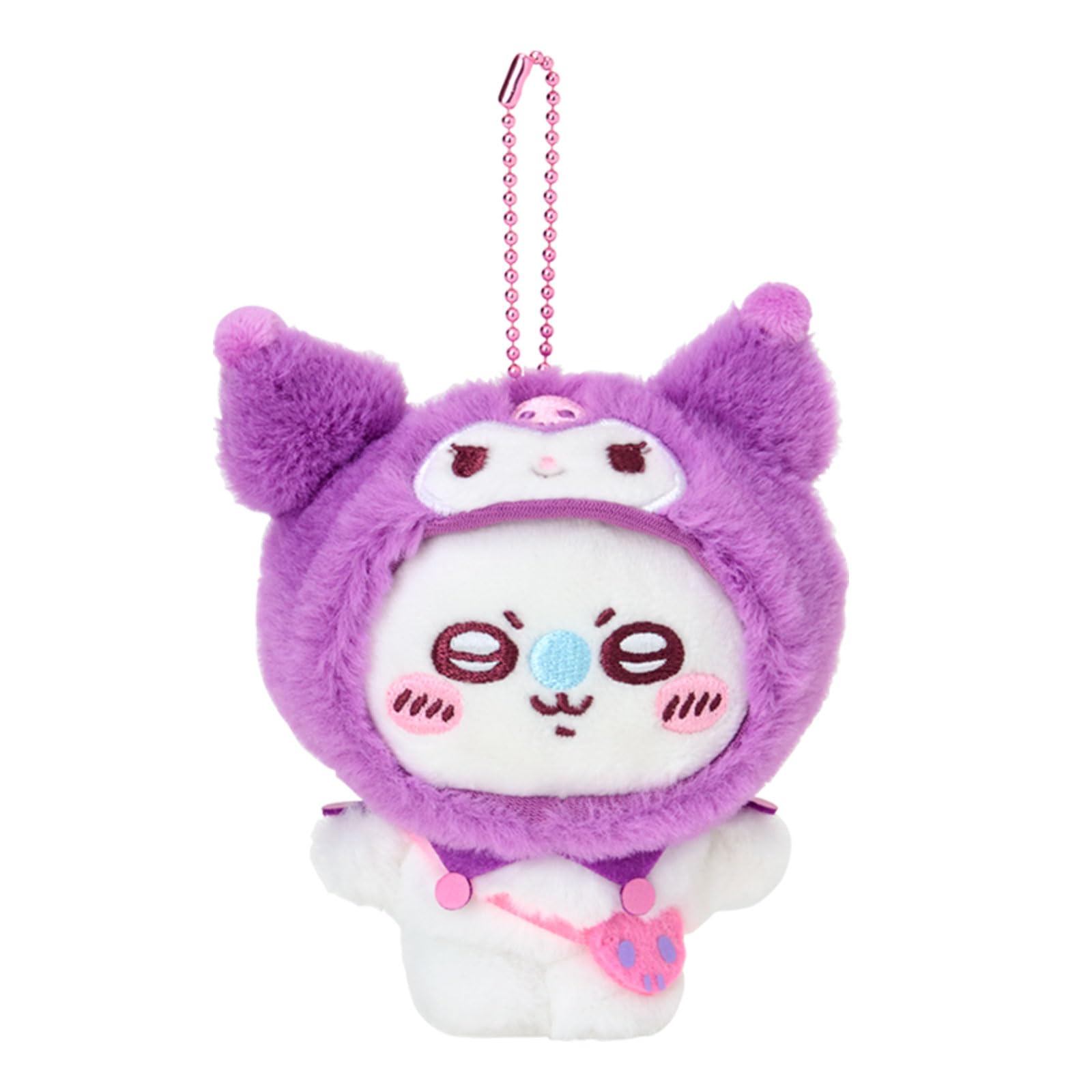Sanrio Chiikawa Flying Squirrel Mascot Holder Kuromi for Ages 6+ Polyester