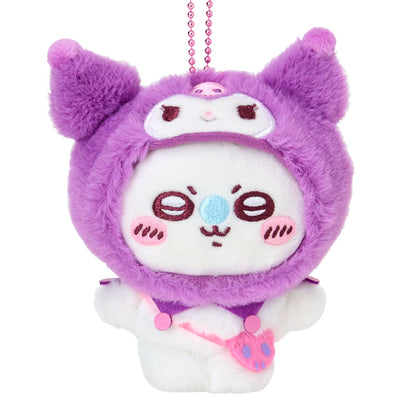 Sanrio Chiikawa Flying Squirrel Mascot Holder Kuromi for Ages 6+ Polyester