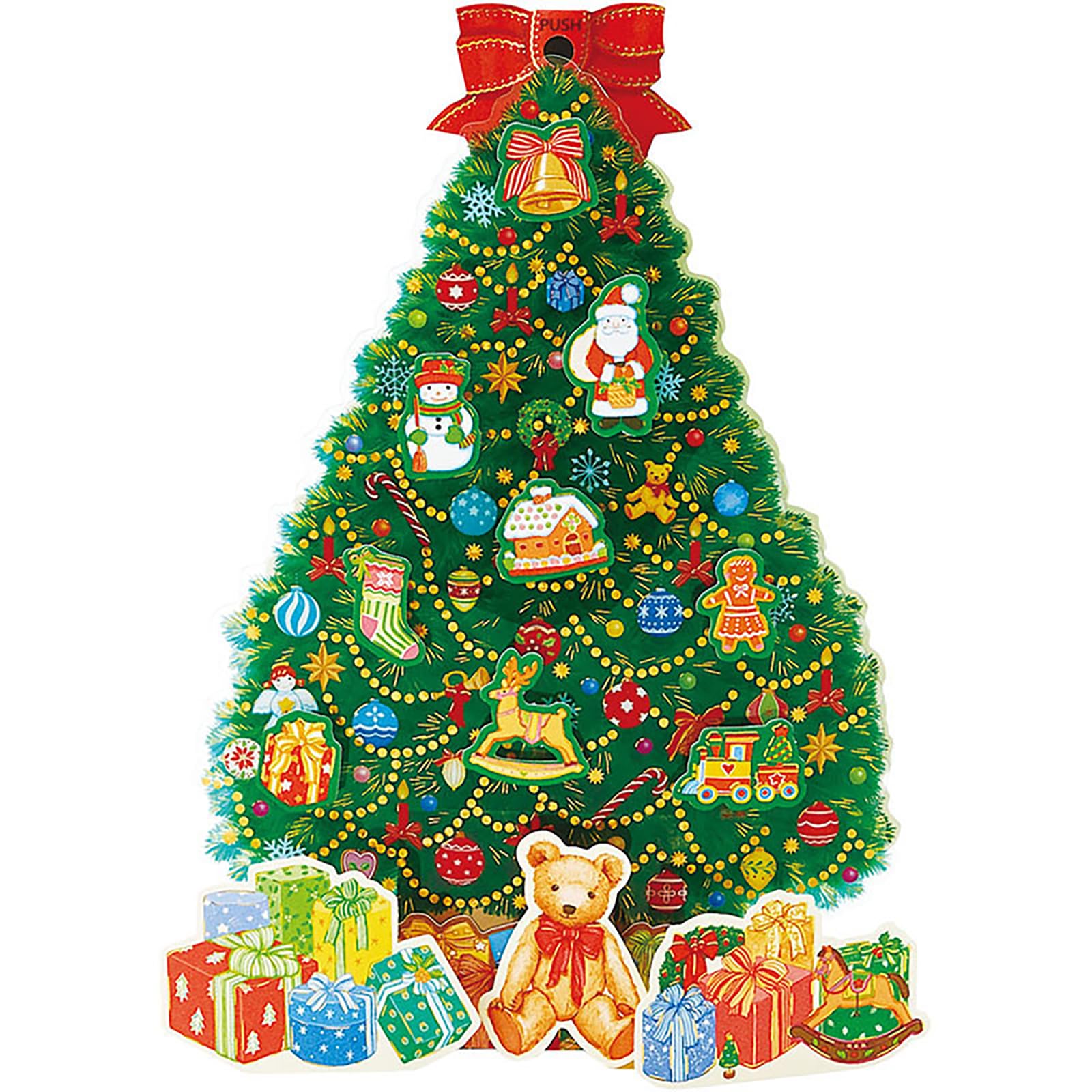 Sanrio Christmas Melody Card Green Tree with Accessories - We Wish You A Merry Christmas- Japan Figure Store - #1 Bring To You The Best Japanese Goods