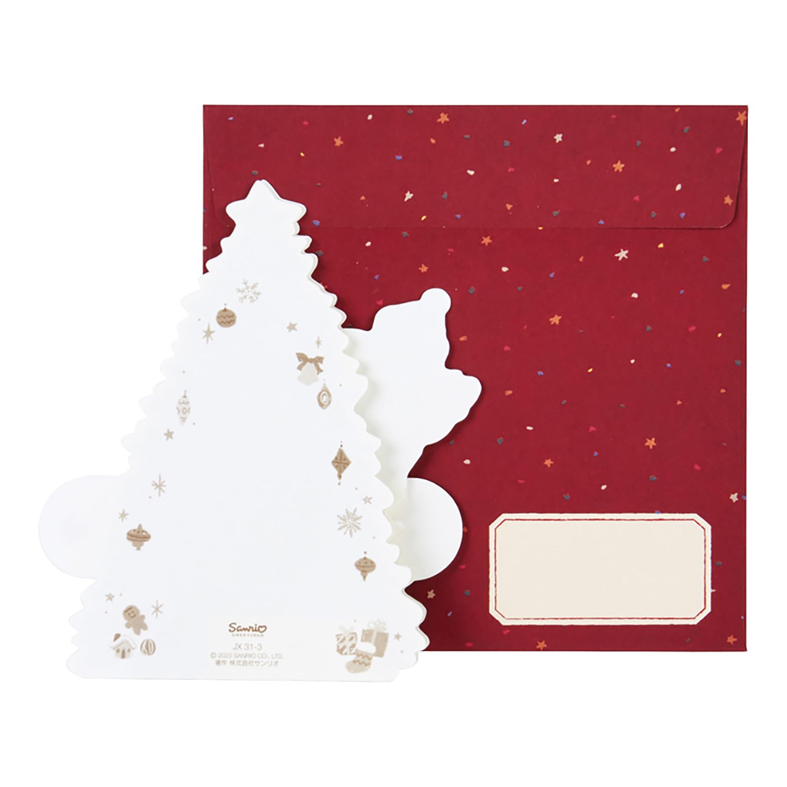 Sanrio Christmas Greeting Card - Santa From The Tree - Overseas Shipping- Japan Figure Store - #1 Bring To You The Best Japanese Goods
