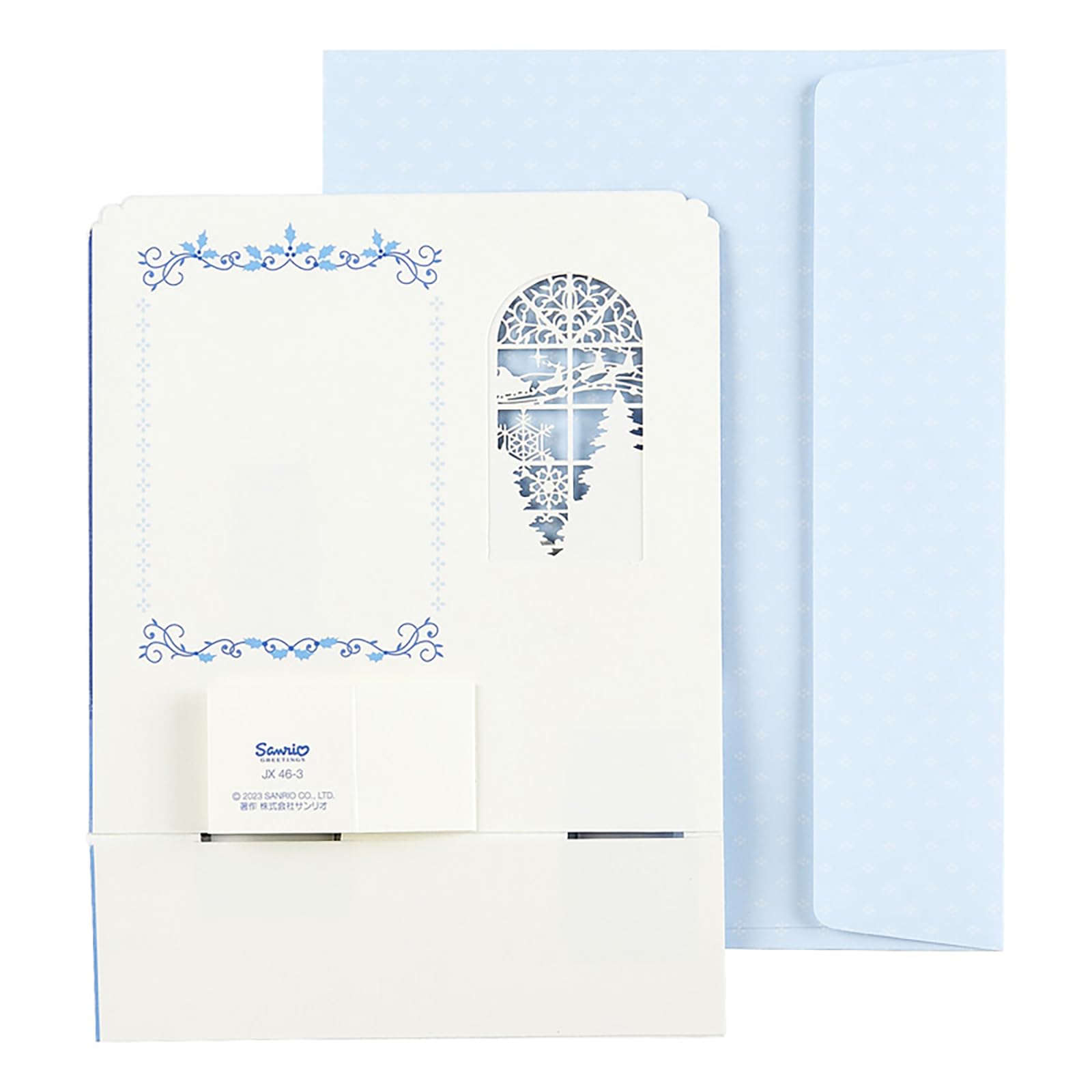 Sanrio Christmas Greeting Cards - Laser Cut Spiral Staircase and Tree Design- Japan Figure Store - #1 Bring To You The Best Japanese Goods