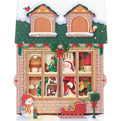 Sanrio Christmas Greeting Cards Santa In The House - Overseas Shipping Available- Japan Figure Store - #1 Bring To You The Best Japanese Goods