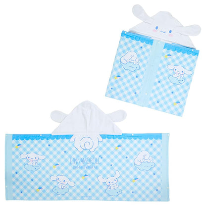 Sanrio Cinnamoroll Hooded Towel 75x120cm for Kids - Soft & Absorbent- Japan Figure Store - #1 Bring To You The Best Japanese Goods