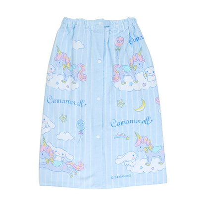 Sanrio Cinnamoroll 70cm Wrap Towel - Cute Character Design 70x115cm- Japan Figure Store - #1 Bring To You The Best Japanese Goods