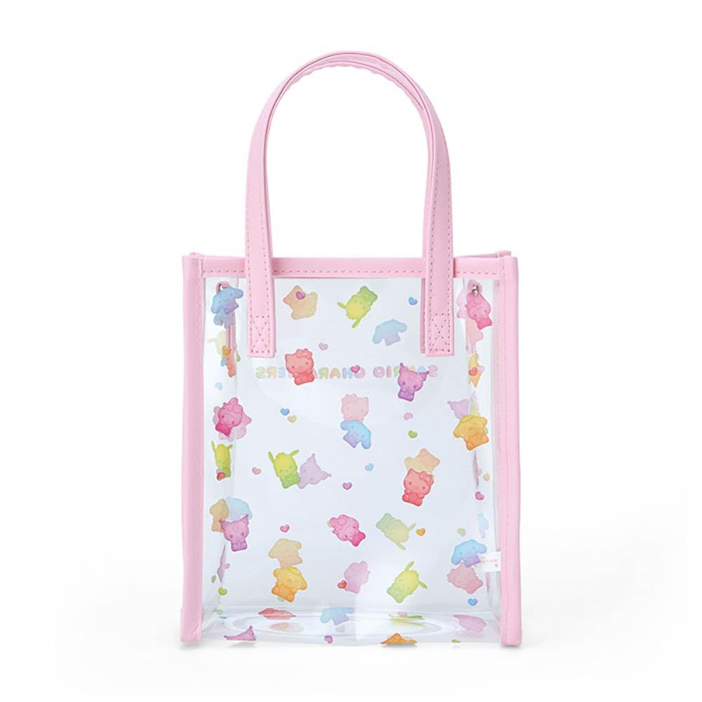 Sanrio Clear Handbag with Shoulder Strap - Gummy Candy Sanrio Characters 598917- Japan Figure Store - #1 Bring To You The Best Japanese Goods