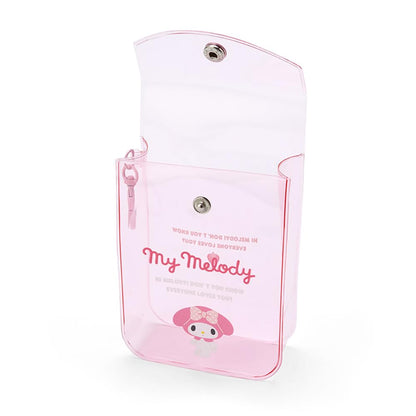 Sanrio Clear Mini Pouch My Melody 13x10x4cm Character 199818- Japan Figure Store - #1 Bring To You The Best Japanese Goods