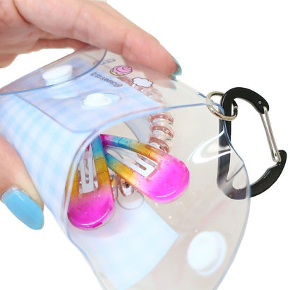 Sanrio Cinnamoroll Clear Multi-Case with Carabiner for AirPods Pro & Keys- Japan Figure Store - #1 Bring To You The Best Japanese Goods