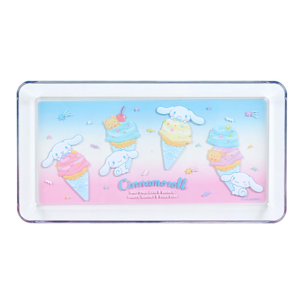 Sanrio Clear Pen Tray Ice Party Cinnamoroll 390119 Stylish Desk Organizer- Japan Figure Store - #1 Bring To You The Best Japanese Goods