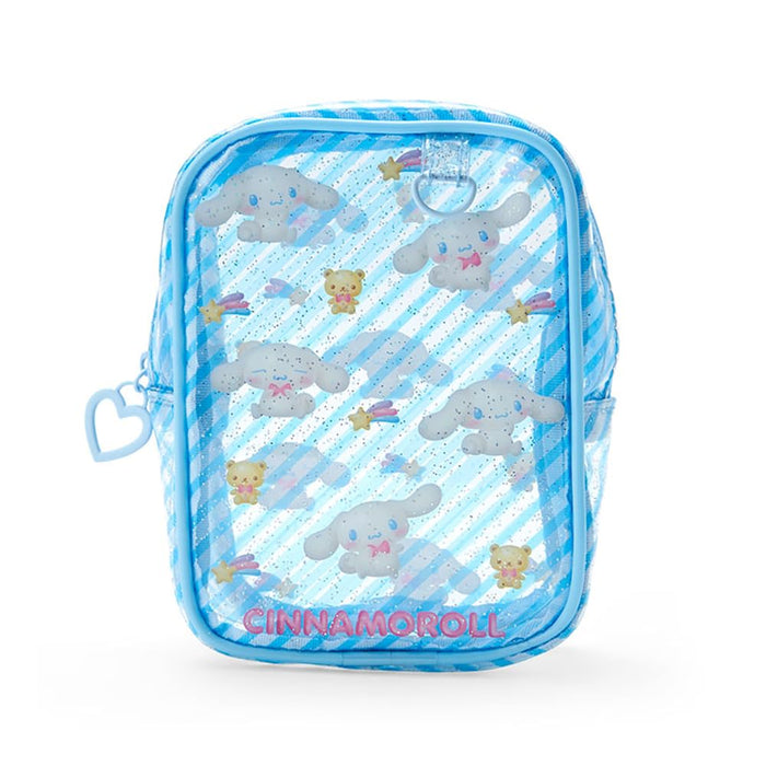 Sanrio Clear 3D Cinnamoroll Pouch 15x10x6 cm - Adorable Cinnamon Character- Japan Figure Store - #1 Bring To You The Best Japanese Goods