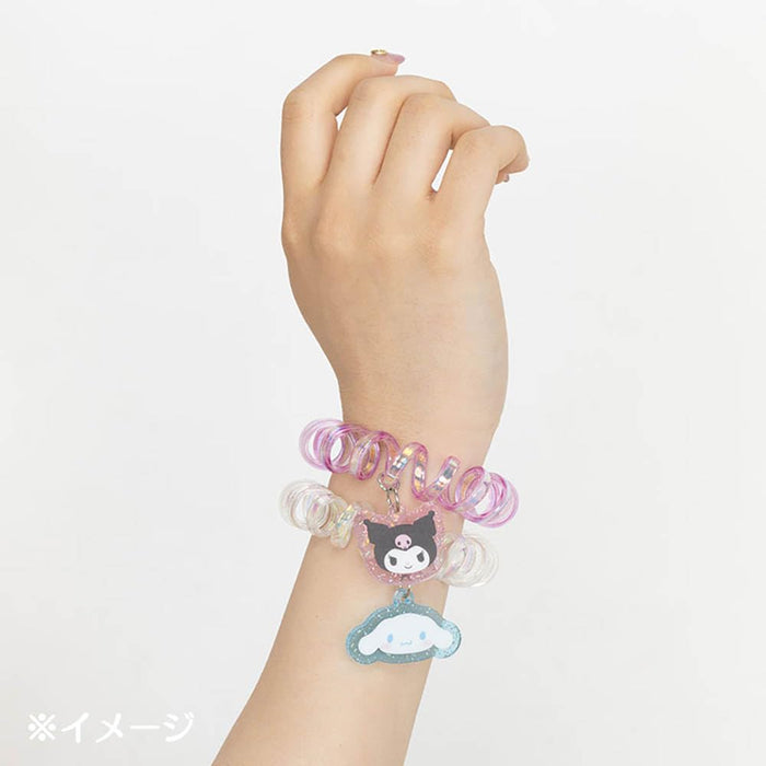 Sanrio My Melody Hair Tie Set of 2 Coil Ponytail Holders- Japan Figure Store - #1 Bring To You The Best Japanese Goods