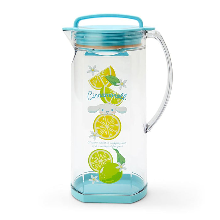 Sanrio Cinnamoroll Cold Water Pitcher - Colorful Fruits 24.2 x 14.4 x 9.6 cm- Japan Figure Store - #1 Bring To You The Best Japanese Goods