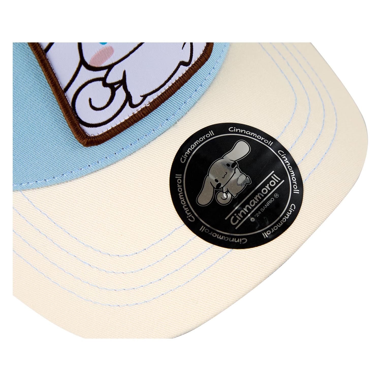 Sanrio Cinnamoroll Light Blue Ivory Cosmetic Case and Mesh Cap Set- Japan Figure Store - #1 Bring To You The Best Japanese Goods