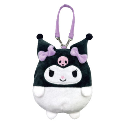 San-X Kuromi Die-Cut Pouch H12cm x W11.5cm x D6cm - Cute Sanrio Accessory- Japan Figure Store - #1 Bring To You The Best Japanese Goods