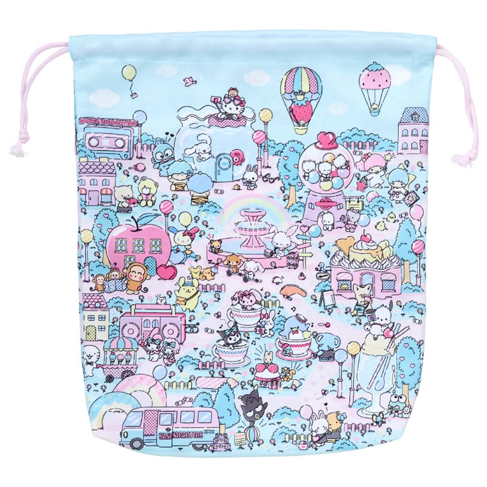 Sanrio Drawstring Bag Set Fantasy Trip Sanrio Characters 878308 Perfect for Kids- Japan Figure Store - #1 Bring To You The Best Japanese Goods