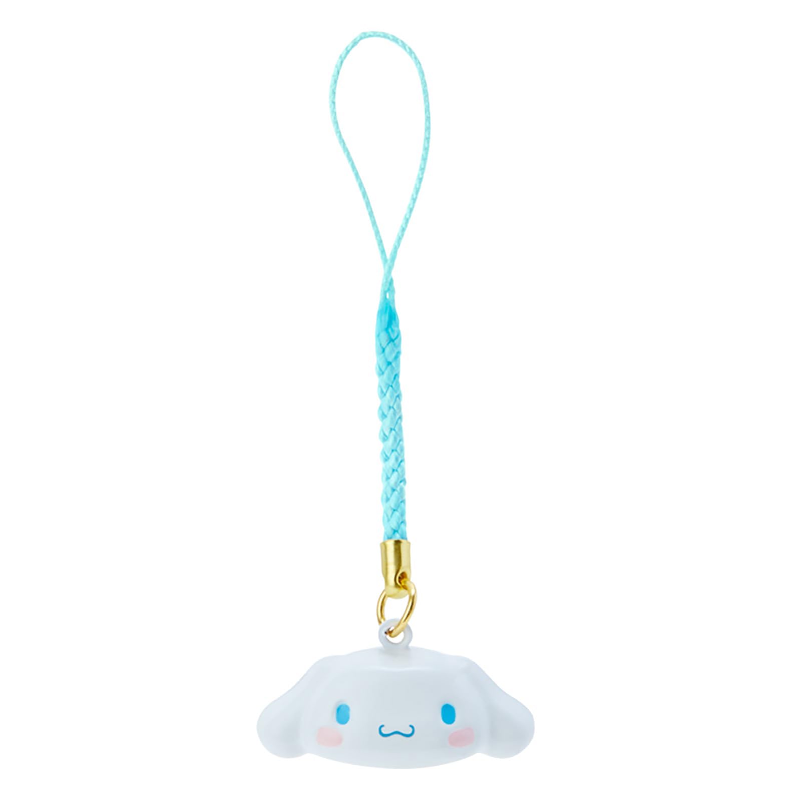 Sanrio Face-Shaped Netsuke Cinnamoroll Brass Strap String - 341533- Japan Figure Store - #1 Bring To You The Best Japanese Goods