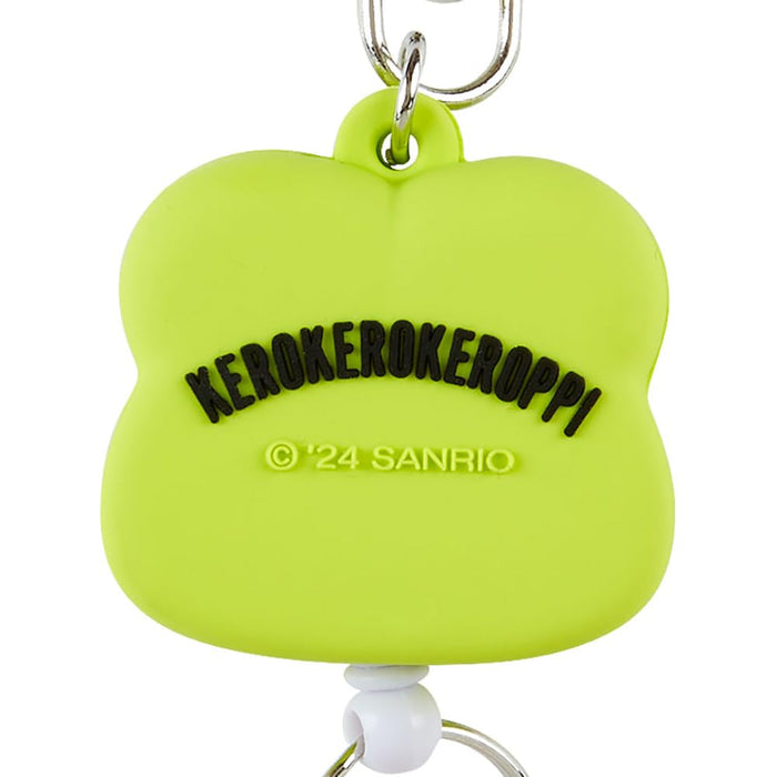 Sanrio Kerokerokeroppi Face-Shaped Reel Keychain 13.5x4.2x1.8 cm Mascot- Japan Figure Store - #1 Bring To You The Best Japanese Goods